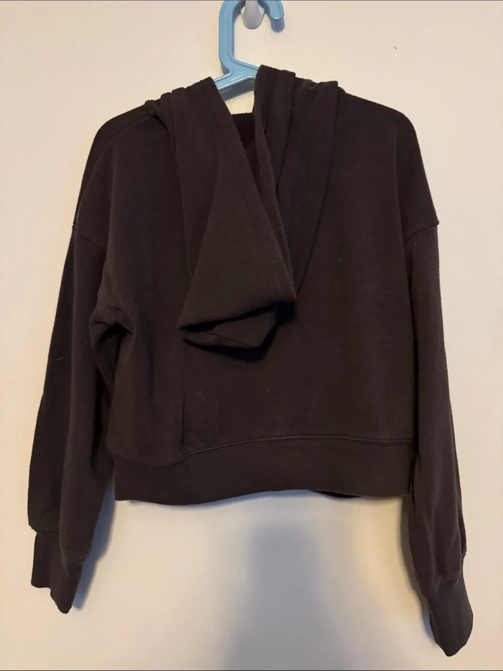OshKosh B'gosh Black Zip-Up Hoodie with White Daisy